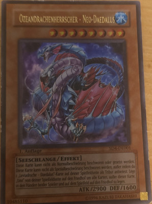 Konami Ozeandrachenherrscher Neo-Daedalus Effekt 1. Auflage Deutsch SD4-DE001
