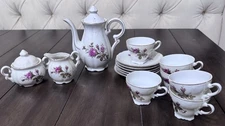 Fine China of Japan Lipper & Mann Tea Set Vintage Complete Set 1940s