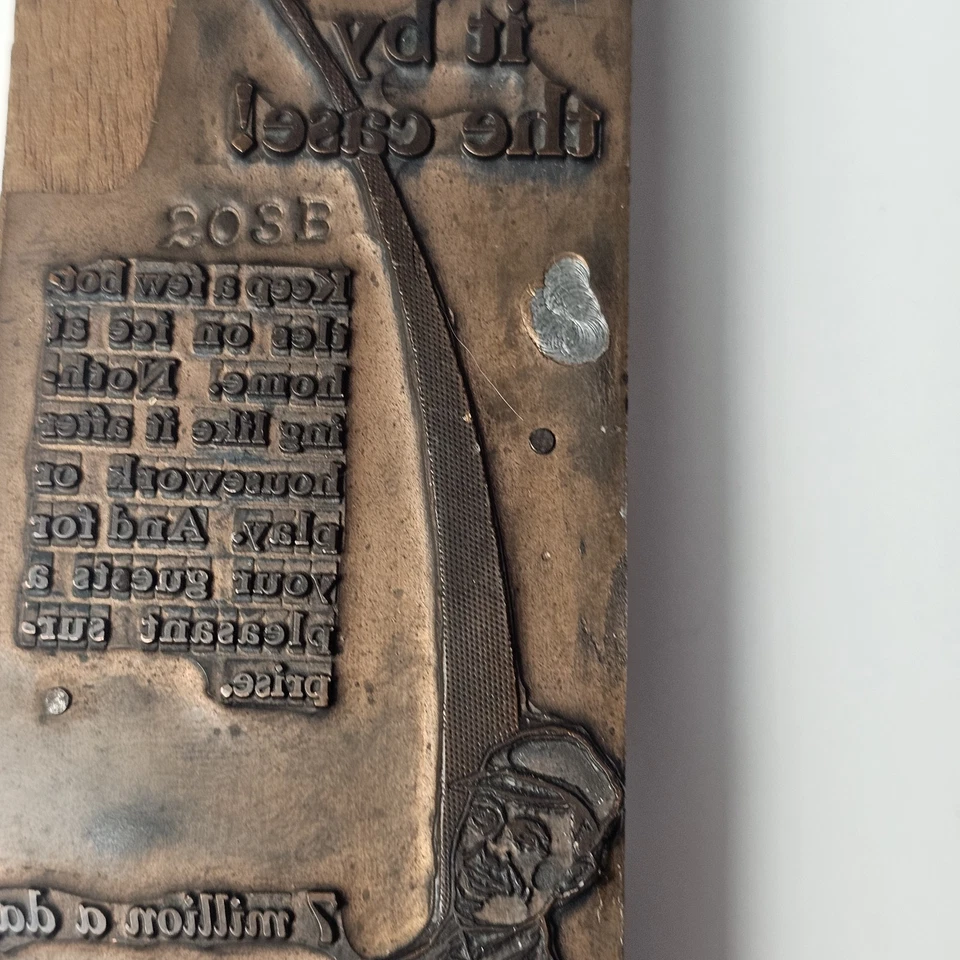 Antique 1920s COCA-COLA Copper Printers Printing Block C. 1926 Newspaper Ad  - Image 4 of 4