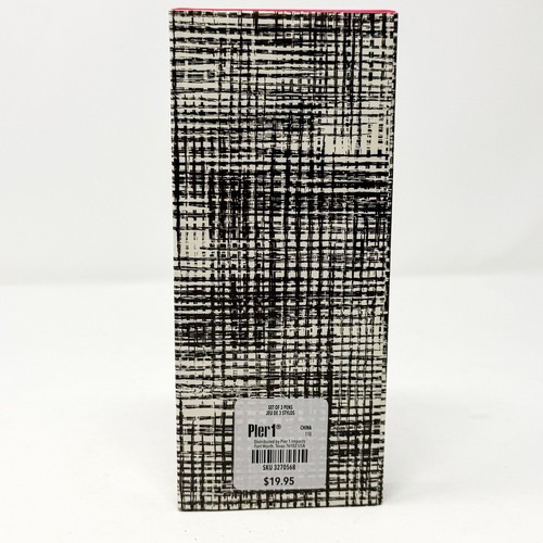 Pier One Imports Multi-Colored Floral Ballpoint Pen Set (3 Pens) NIB - Picture 4 of 4