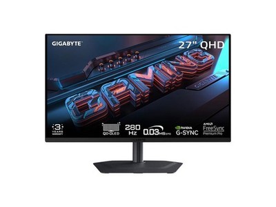 GIGABYTE 27 inch QHD 2K 1440P 280Hz AMD FreeSync Premium Pro & G-Sync Compatible