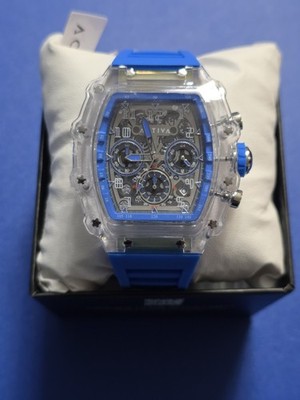 Activa Circuit X Invicta 44.3mm w/ Skeleton Dial PC Case Material Blue Watch