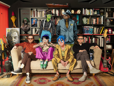 A4 Gorillaz Poster