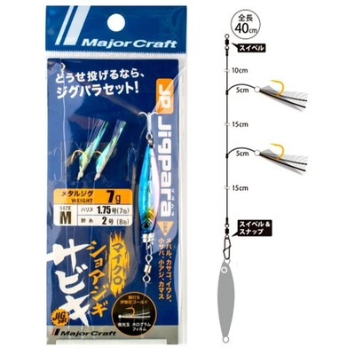 MAJOR CRAFT Shore Jigging Rig JIGPARA Sabiki MICRO JIG-SET JPM-M