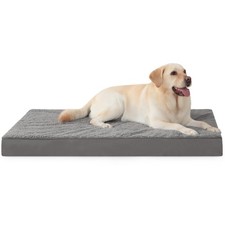 XL Dog Bed Waterproof Dog Beds Large Sized Dog Orthopedic Crate Bed with Remo...