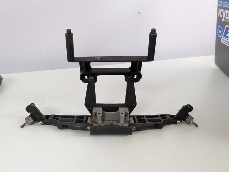 Genuine OEM Traxxas 2WD Stampede front end assembly removed from a running vehi