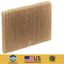 Hessaire 19 in. H X 17 in. W Tan Canvas Media...
