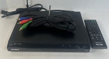 Sony DVP-SR210P DVD/CD Player w/ Remote  AV Cables  Power Cord Tested Working