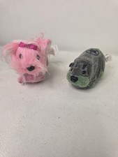 Lot of 2 Zhu Zhu Pets King Zhu Ribbit Captain & Zhu Zhu Puppy Loolah Untested
