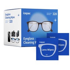 Glasses Wipes Lens Cleaner- 320 Pre-Moistened Individual Wrapped Eye Glasses ...