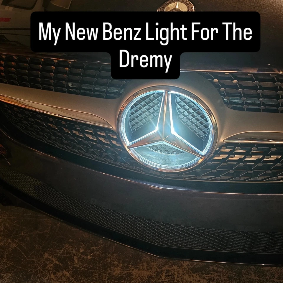 Front Grill LED Star Emblem For Mercedes Benz Illuminated Star Badge 2011-2018 - Imagem 4 de 4