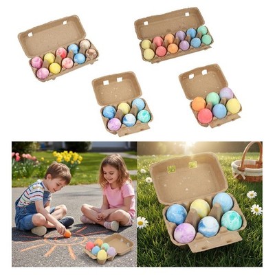 Straßenmalkreide-Set, eiförmige Kreiden für Frühlingsbastelarbeiten, Kinder,