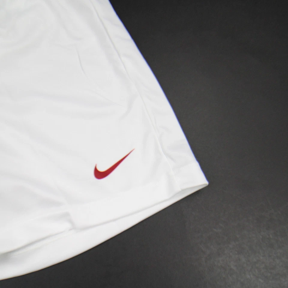 Pantalones cortos de práctica Stanford Cardinal Nike para mujer blancos nuevos Foto 4 de 4