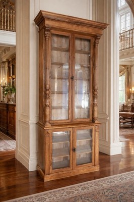 Antiker Buffetschrank Küchenschrank Bücherschrank aus weichholz um 1880