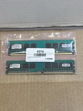 2 Kingston KVR800D2N5K2/1G DDR2 SDRAM 240 Pin PC-6400 Single Rank Memory