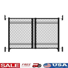 Doorway Baby Dog Gate 24in Safety Indoor Outdoor Pressure Mount 23-42in New
