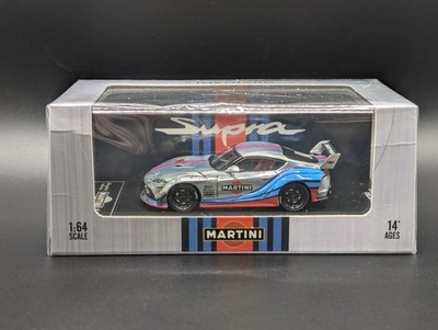 1:64 Time Micro Toyota Supra A80Z Martini Raw