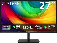 Gaming Monitor 27 Zoll 4K 120Hz Uhd Ips Freesync Hdmi Dp Hdr Bildschirm Computer