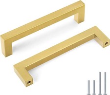 5 Inch Gold Cabinet Pulls 30 Pack Brushed Brass Cabinet Pulls Gold Kitchen
