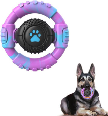 Dog Chew Toy Aggressive Chewers Tough Rubber Nylon Squeaky Treat Medium Durable