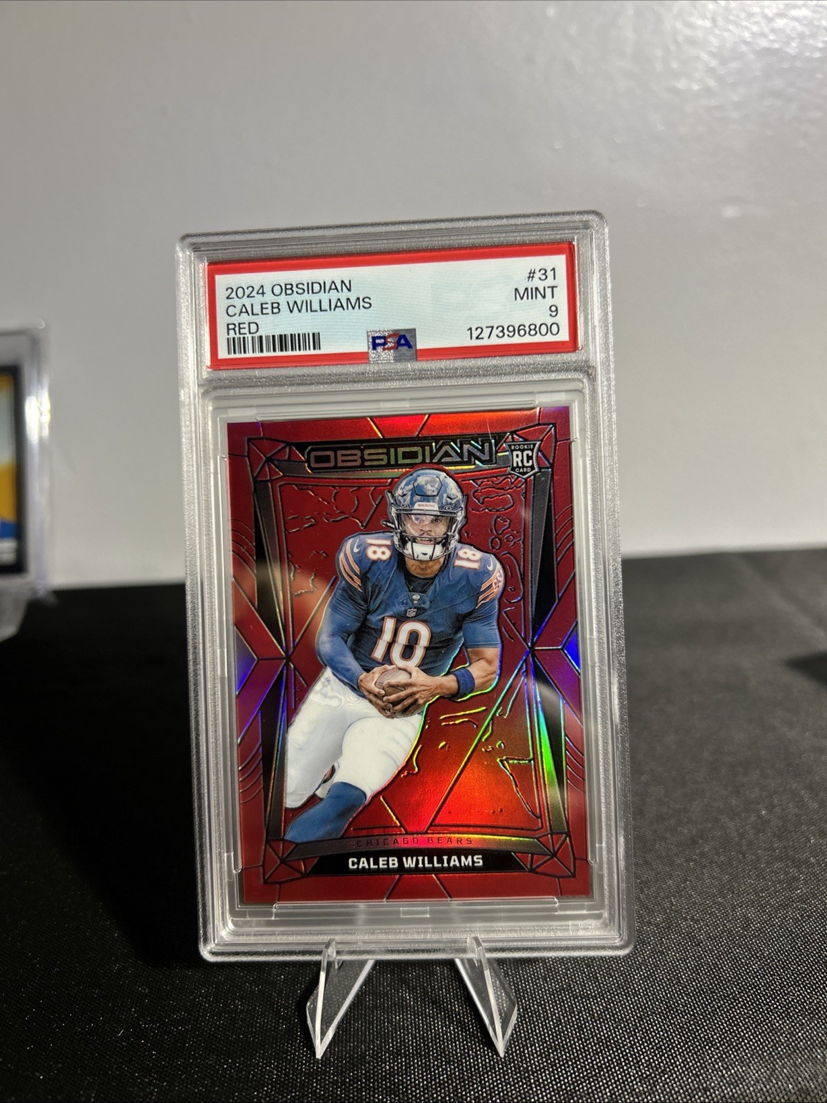 2024 Panini Obsidian - Caleb Williams #31 Red /49 (RC)