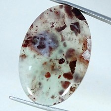 23.50Cts 100 Natural Aqua Chalcedony Oval Cabochon Gemstone 21X31X5MM