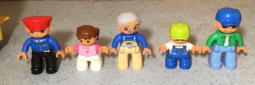 2009 LEGO DUPLO SET# 5636-BUS 15Pcs 5 FIGS MISSING 1 RED SUITCASE NO INSTRUCTION - Picture 13 of 15