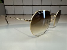 RAY BAN RB3565 001 51 Gold Round 55 mm Unisex Sunglasses 1012