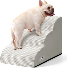 Dog Stairs for Small Dogs and Cats   3 Step Pet Ramp for Couch  Sofa, Non-Slip