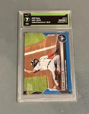 2022 Topps NOW #672 ⚾️ Vladimir Guerrero Jr ⚾️ Toronto Blue Jays ⚾️ BLUE 46/49