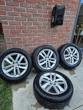 PEUGEOT 508 ACTIVE 4X 17" ALLOY WHEELS WITH NEAR MINT TYRES + FAST UK 🇬🇧 POST!