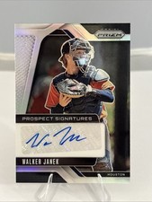 2025 Prizm Walker Janek #PS-WJ Prospect Signatures Silver Prizm Auto - Astros