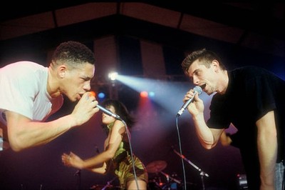 Joey Starr French rapper producer actor and director and Kool Shen- Old Photo
