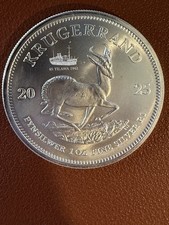 2025 SS Tilawa Privy 1oz .999 Silver South Africa Krugerrand