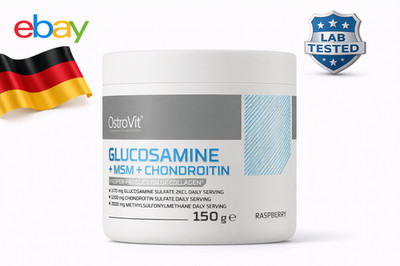 OstroVit Glucosamin MSM Chondroitin 150g Himbeere Pulver Hyaluron Vitamin C EU24