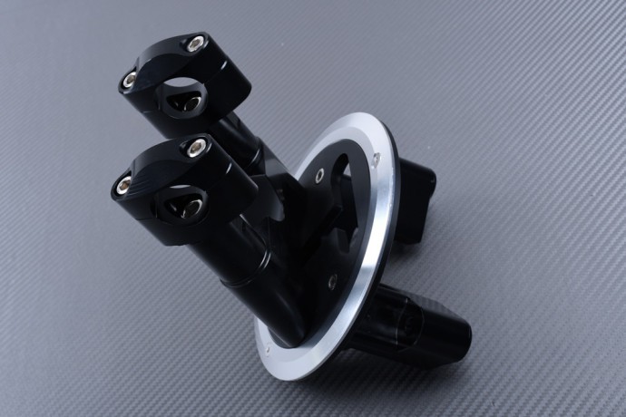 Pontets Riser Guidon Alu Vert Clair pour YAMAHA TMAX 560 TECH MAX 2020 - 3