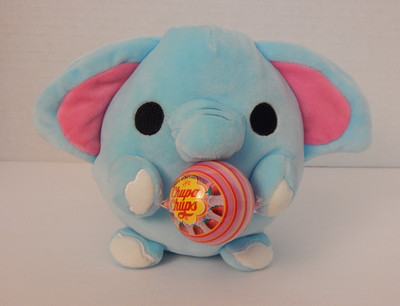 Zuru ~ Snackles * ''Lottie'' the Elephant Plush w/Chupa Chups