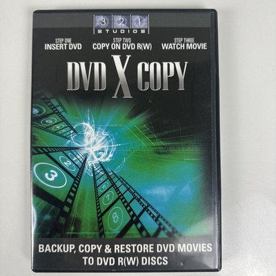 321 Studios DVD X Copy Movie Backup Restoration Copy Restore Software
