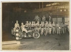Original Japanese Navy Photo SNLF Motorcycle Patrol Shanghai 1936 上海 田港事件 S97