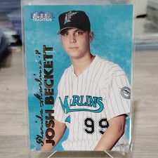 1999 Fleer Tradition Update #U-122 Josh Beckett RC Rookie Card Florida Marlins. rookie card picture