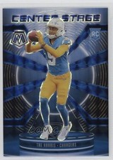 2025 Panini Mosaic Center Stage Mosaic Blue Prizm /99 Tre Harris #15 1w9