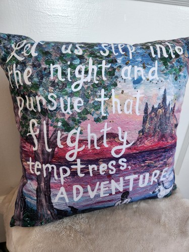 Harry Potter Dumbledore Zitat 15x15 Satin Kissenhülle LitJoy Kiste mit Einlage - Bild 2 von 9