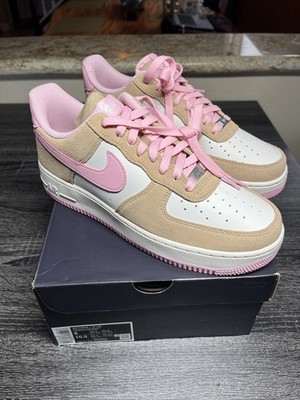 Nike Air Force 1 Low '07 LV8 Hemp Soft Pink Phantom Grey 9 Men s 10.5 Womens