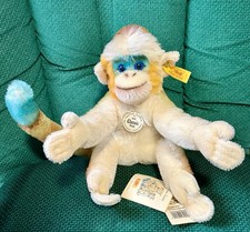 Steiff 1958 Classic Mungo Monkey Mohair Blue Eyes 8.6in Germany -New with Tags