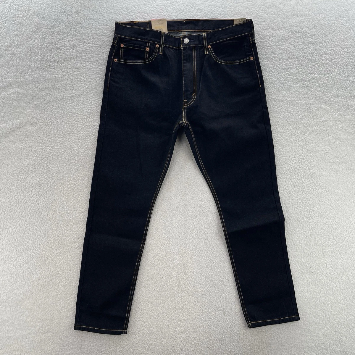 Jean Levi's 401 Homme Noir Straight - Taille W36 L33, Coton/lin, Vintage, Très Bon état