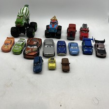 Vtg Lot Of Disney Pixar Cars Die cast Metal Cars Lot Of 15