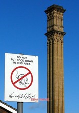 PHOTO  BRADFORD LIKE A RAT UP A CHIMNEY SIGN NEAR LISTER'S (MANNINGHAM) MILL BRA
