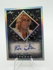Ric Flair 2024 Leaf In The Game Used #LGS-RF1 Gold Stars Auto #1/2 Wrestling
