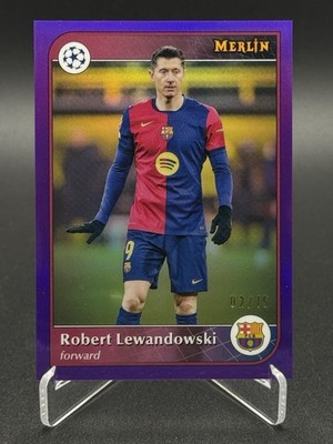 Robert Lewandowski /15 Topps Merlin Purple Barcelona Poland Bayern München
