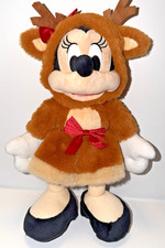 Disney 2025 Christmas Minnie Mouse Reindeer 15 Inch Plush Holiday